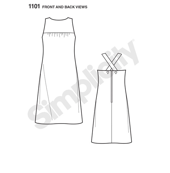 Simplicity 1101H5 snitmønster