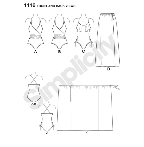 Simplicity 1116AA snitmønster