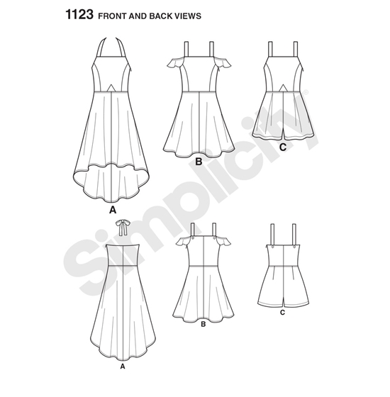 Simplicity 1123BB snitmønster