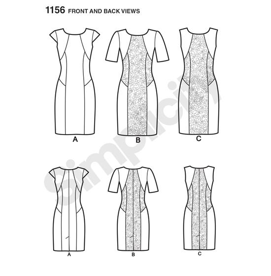 Simplicity 1156BB snitmønster