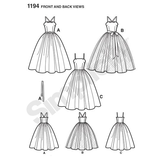 Simplicity 1194R5 snitmønster