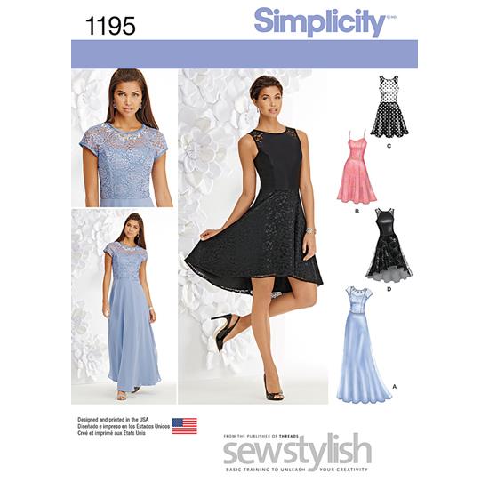 Simplicity 1195D5 snitmønster