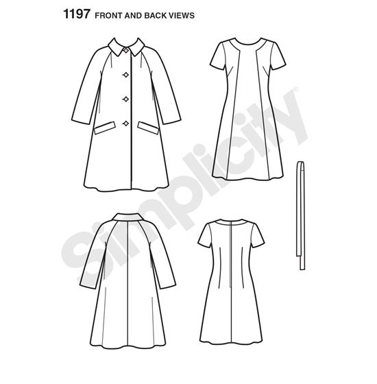 Simplicity 1197U5 snitmønster