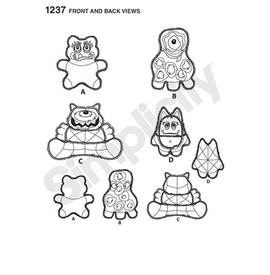 Simplicity 1237OS snitmønster