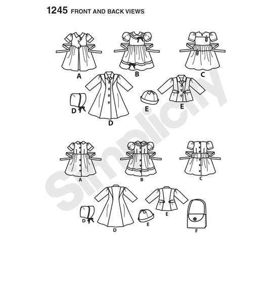 Simplicity 1245OS snitmønster