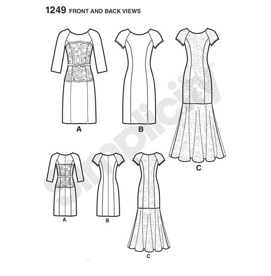 Simplicity 1249BB snitmønster