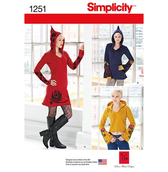 Simplicity 1251D5 snitmønster
