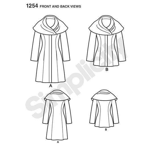 Simplicity 1254D5 snitmønster