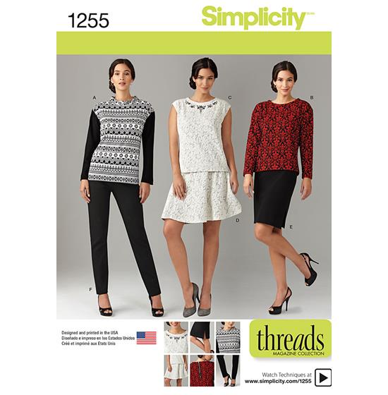 Simplicity 1255BB snitmønster