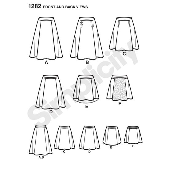 Simplicity 1282R5 snitmønster