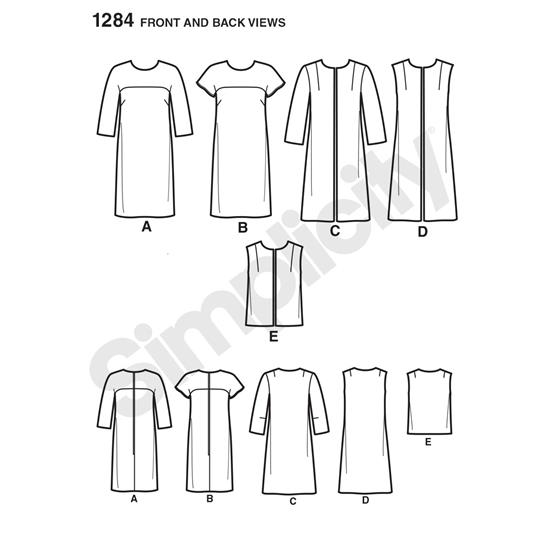 Simplicity 1284H5 snitmønster