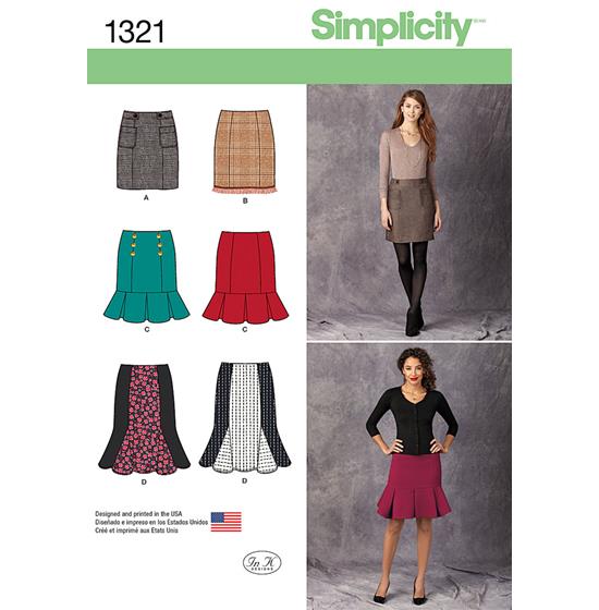 Simplicity 1321D5 snitmønster