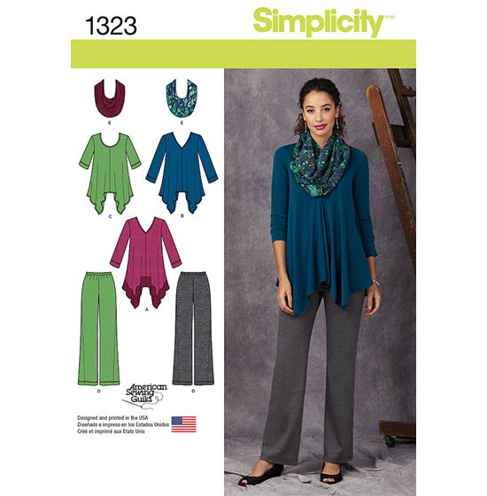 Simplicity 1323R5 snitmønster