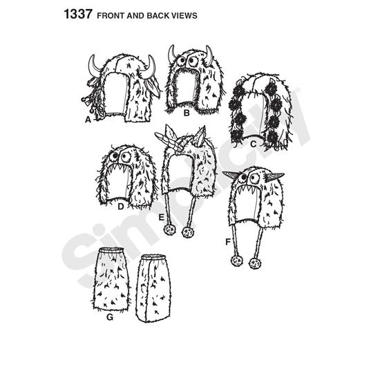 Simplicity 1337OS snitmønster