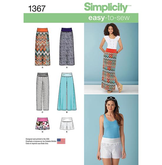 Simplicity 1367U5 snitmønster