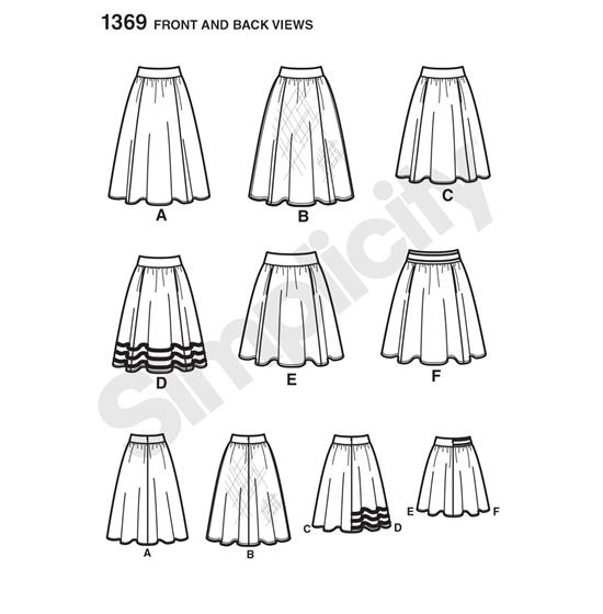 Simplicity 1369R5 snitmønster
