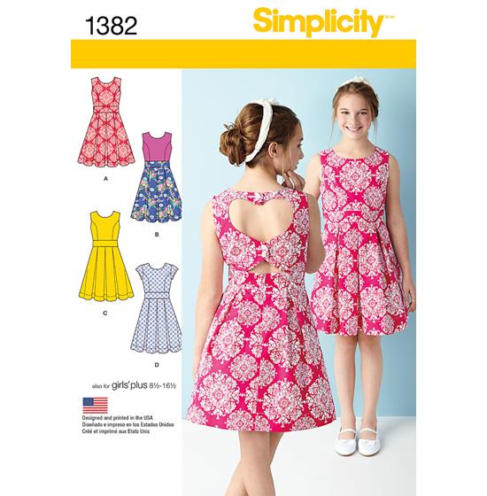 Simplicity 1382BB snitmønster