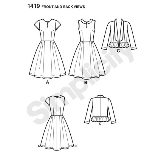 Simplicity 1419U5 snitmønster
