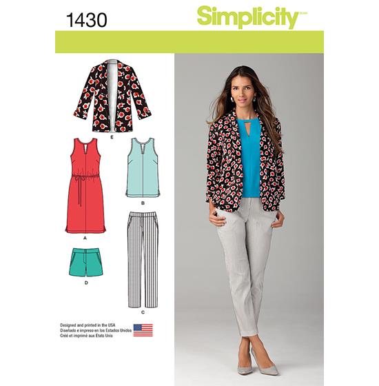 Simplicity 1430D5 snitmønster