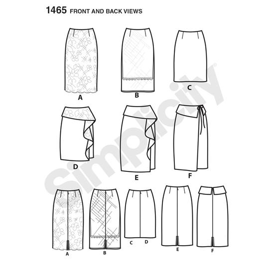 Simplicity 1465R5 snitmønster