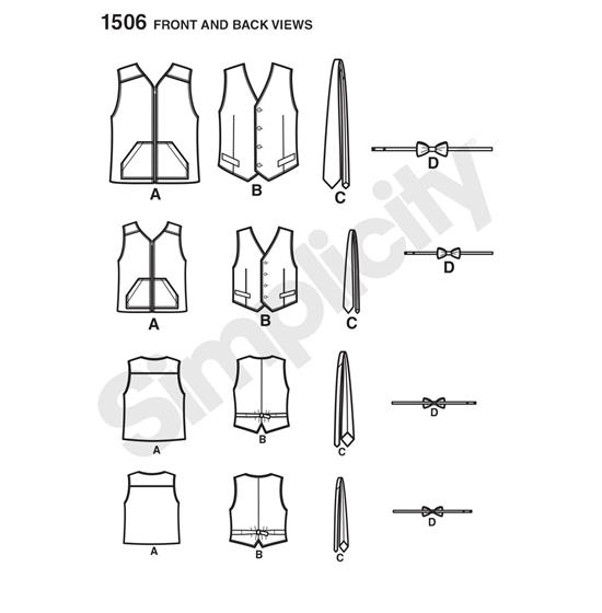 Simplicity 1506A snitmønster