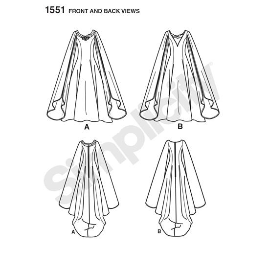 Simplicity 1551U5 snitmønster