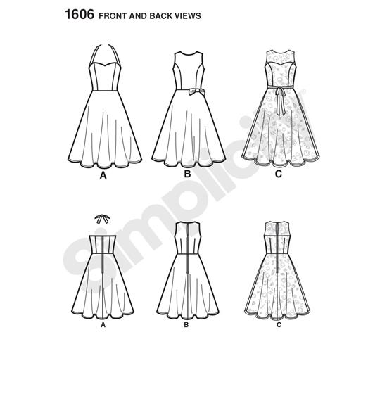 Simplicity 1606D5 snitmønster