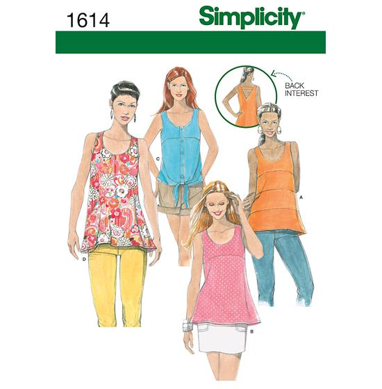 Simplicity 1614P5 snitmønster