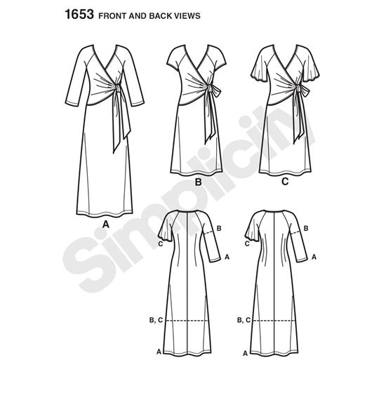 Simplicity 1653BB snitmønster