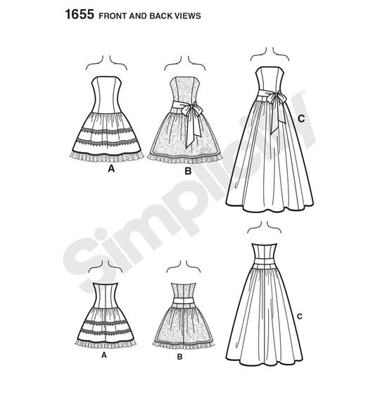 Simplicity 1655R5 snitmønster