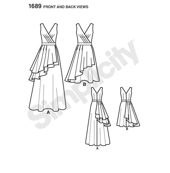 Simplicity 1689P5 snitmønster