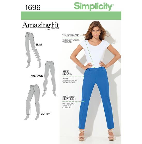 Simplicity 1696K5 snitmønster