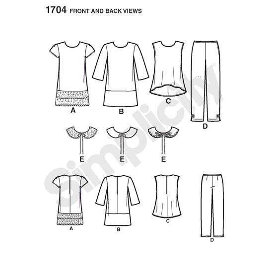 Simplicity 1704HH snitmønster