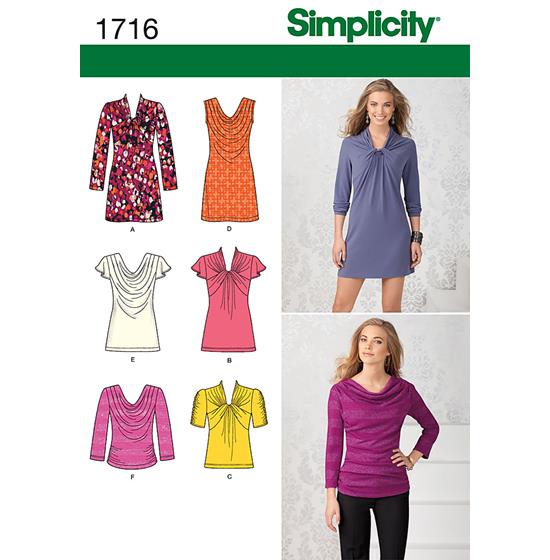 Simplicity 1716D5 snitmønster
