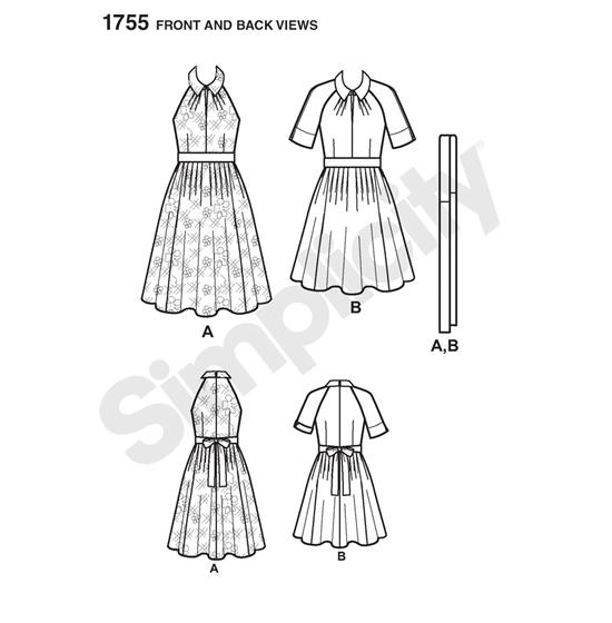 Simplicity 1755D5 snitmønster