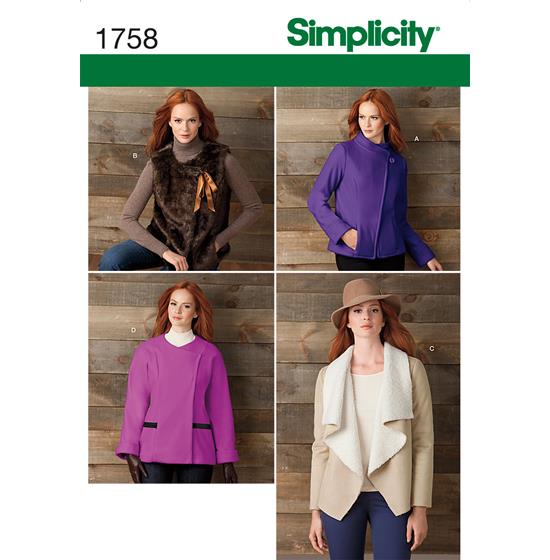 Simplicity 1758U5 snitmønster