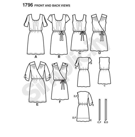 Simplicity 1796BB snitmønster