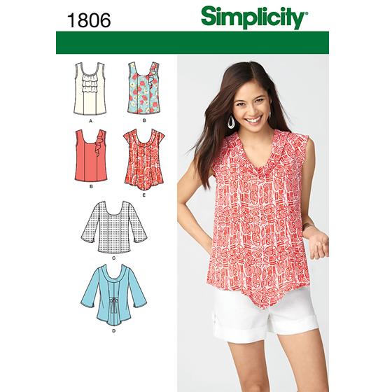 Simplicity 1806K5 snitmønster