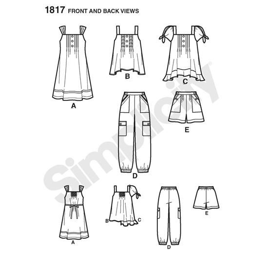Simplicity 1817AA snitmønster