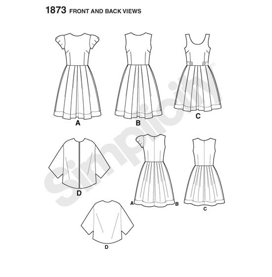Simplicity 1873R5 snitmønster