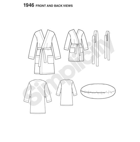 Simplicity 1946A snitmønster