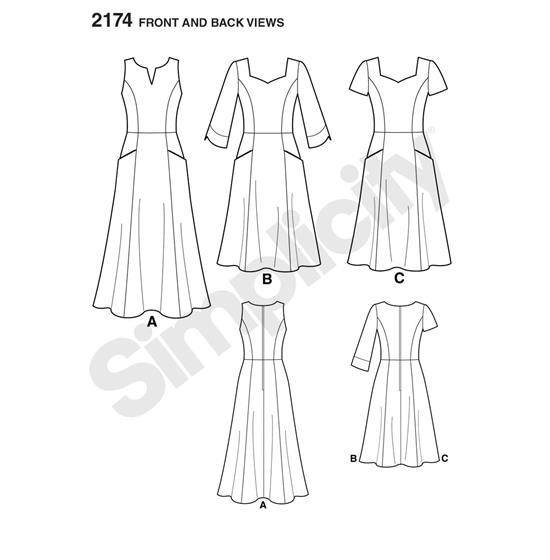 Simplicity 2174H5 snitmønster