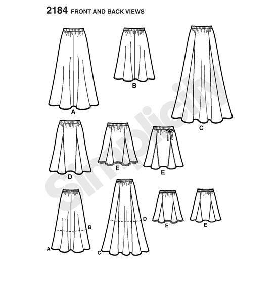 Simplicity 2184H5 snitmønster