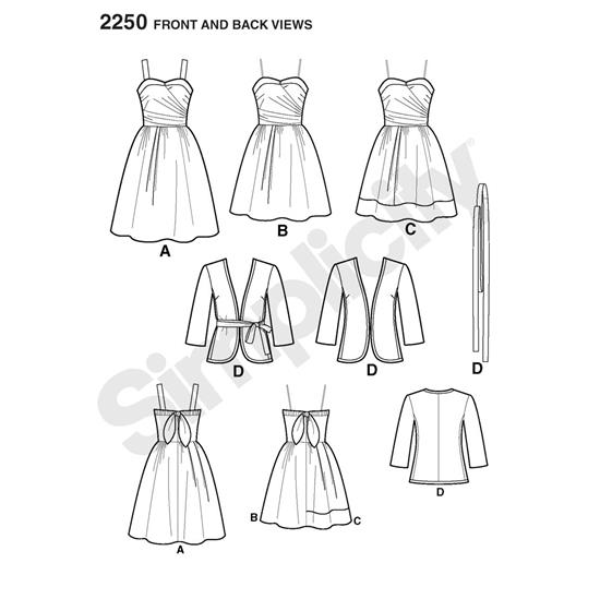 Simplicity 2250R5 snitmønster