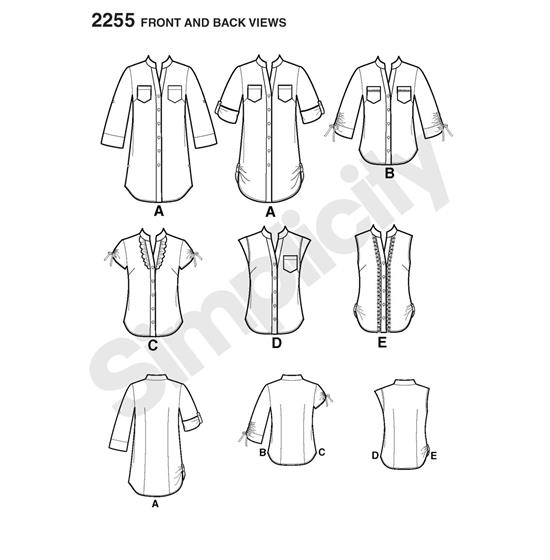 Simplicity 2255R5 snitmønster