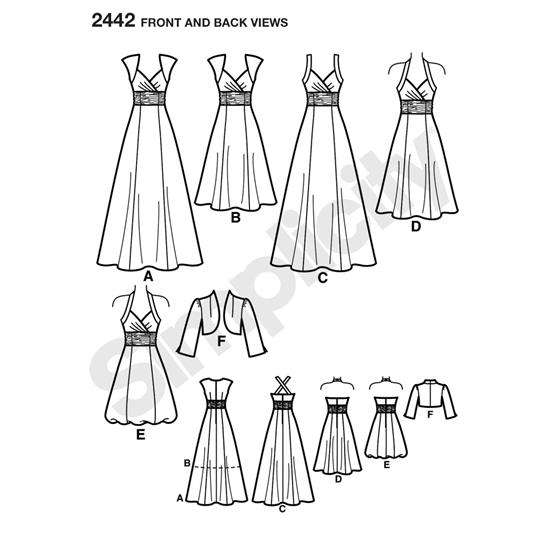 Simplicity 2442H5 snitmønster