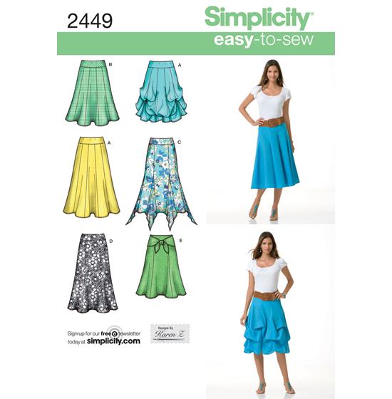 Simplicity 2449H5 snitmønster