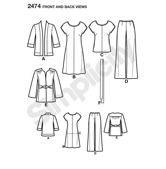 Simplicity 2474BB snitmønster