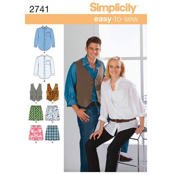 Simplicity 2741AA snitmønster