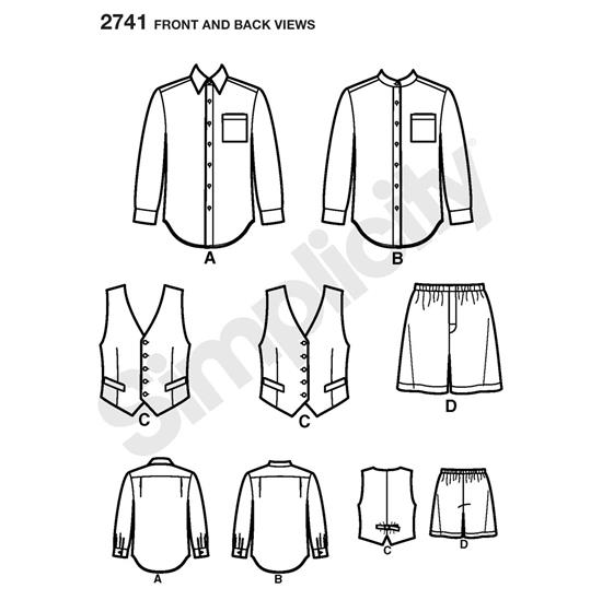 Simplicity 2741AA snitmønster